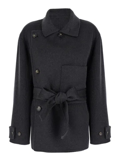 Philosophy Di Lorenzo Serafini Coats In Grey
