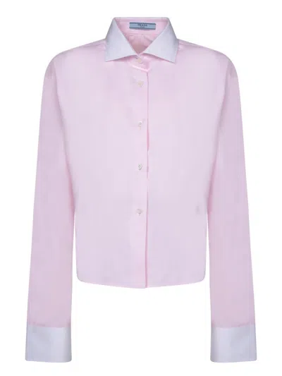 Shop Prada Shirts In Pink