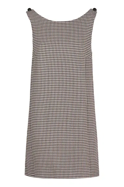 Dolce & Gabbana Virgin Wool Dress In Grey