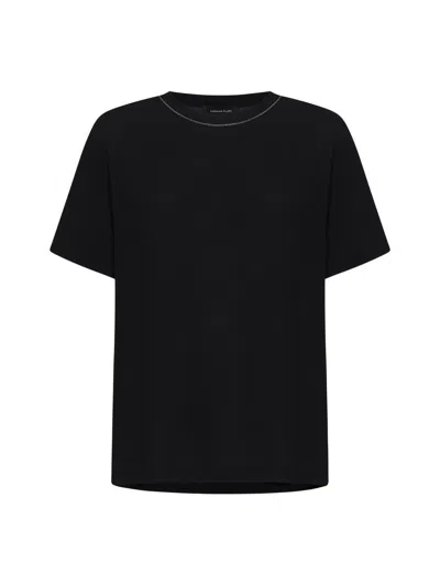 Shop Fabiana Filippi T-shirts And Polos In Black