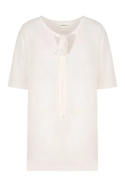 P.a.r.o.s.h Parosh Viscose Top In White