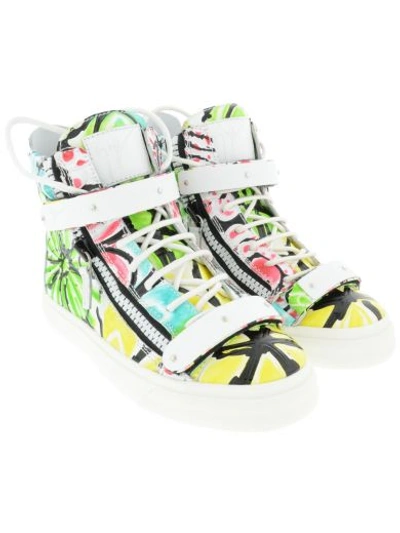 Shop Giuseppe Zanotti Sneakers Donna Chromatic In Multicolor