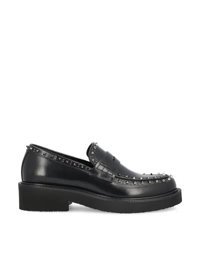 Shop Valentino Garavani Low Shoes In Black