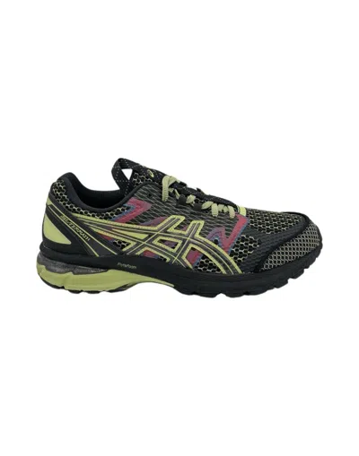 Asics Mesh Us4-s Gel-terrain Kiko Curat Low-top Sneakers With Rubb In Black