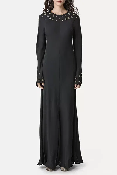 Forte Forte Forte_forte "the Stars Of Bali" Embroidery Georgette Dress Clothing