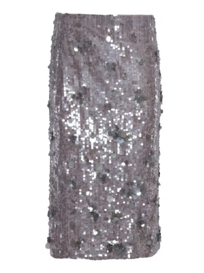 Shop P.a.r.o.s.h . Skirt In Gray