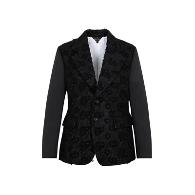 Shop Comme Des Garçons Jacket In Black