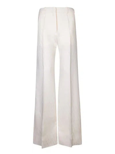 Valentino Garavani Trousers In White
