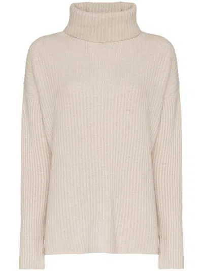 Le Kasha Suedes Cashmere Sweater Light Beige In L Beige