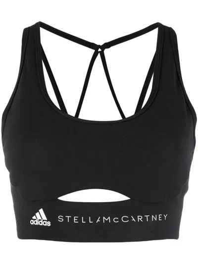 Adidas By Stella Mccartney Top Hr2192 In Black