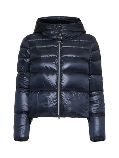 Herno Resort Coats In Blue
