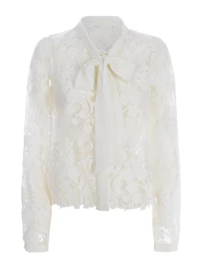Self-portrait Shirt In White