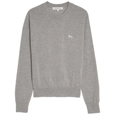 Shop Maison Kitsuné Sweaters In Grey