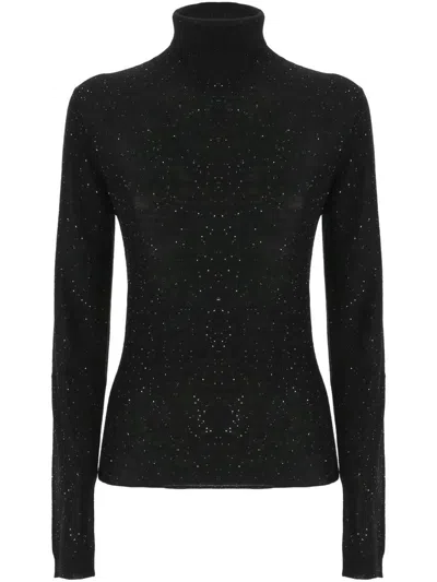 Fabiana Filippi Sequinned Sweater In Black