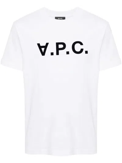 Apc A.p.c. T-shirt Standard Grand Vpc Gots In Black