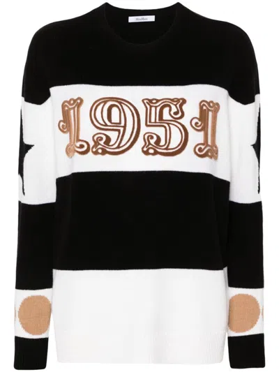 Max Mara Dirce Wool And Cashmere Sweater In Black