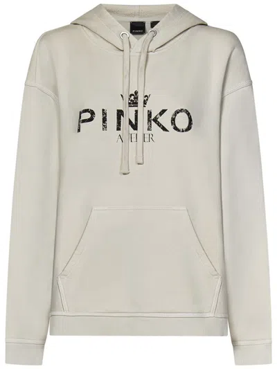 Shop Pinko Sweatshirt In Beige