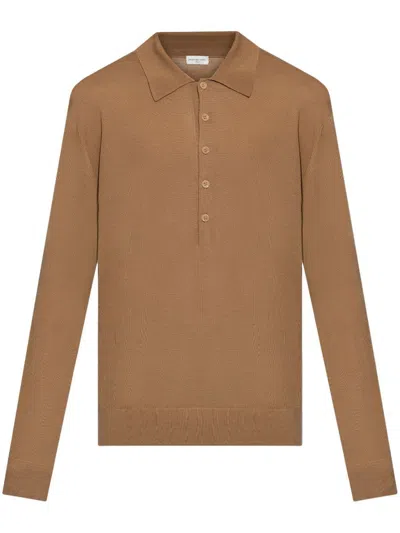 Dries Van Noten 02440 Muano 9700 M.k.polo Clothing In Brown