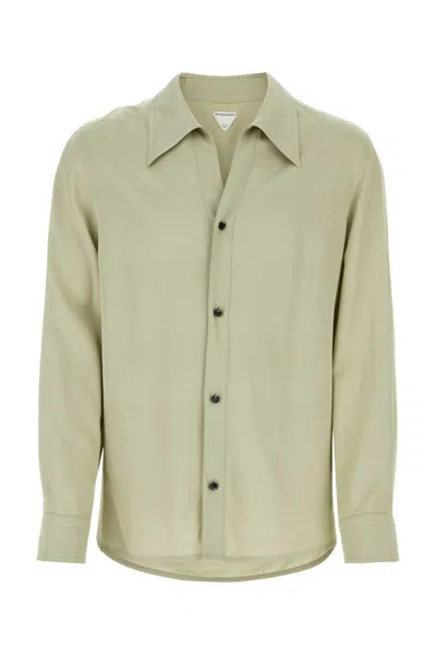 Shop Bottega Veneta Shirts In Green