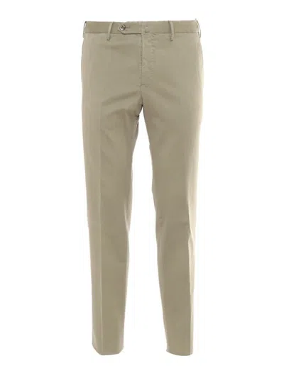 Pt01 Belt Loop Casual Pants In Gray