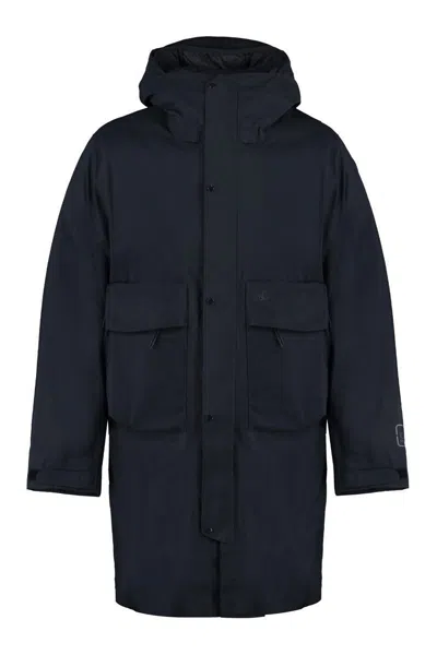 C.p. Company C.p.company Technical Fabric Parka With Internal Removable Down Jacket In Blue