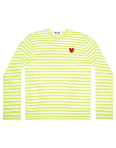 Comme Des Garçons Play T.shirt In Green