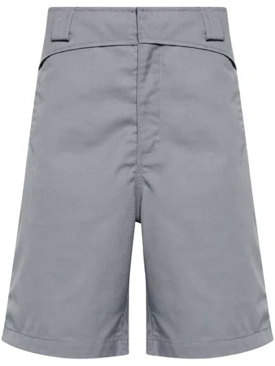 Gr10k Folded Belt Bermuda Shorts In Gray