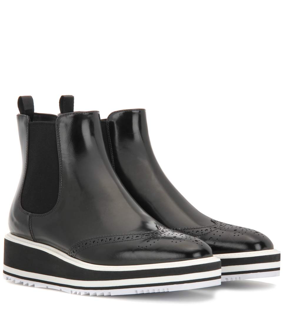 prada chelsea boot womens