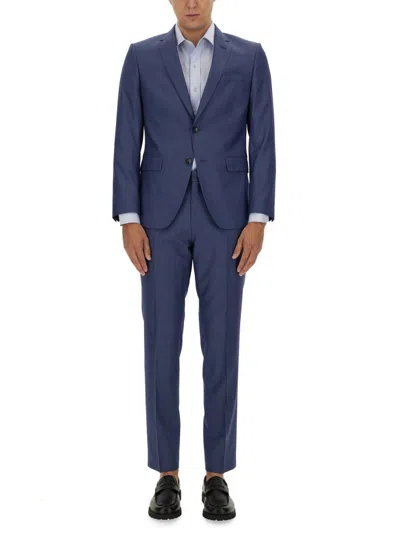 Shop Hugo Boss Boss Slim Fit Suit In Blue