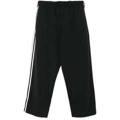 Y-3 Pants X Adidas 3-stripes Black In Black