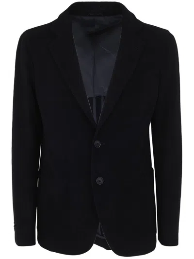 Giorgio Armani Long Sleeved Single Breasted Blazer In Multicolour