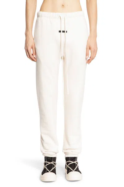 Fear Of God Grey Track Pants With Adjustable Drawstring In White
