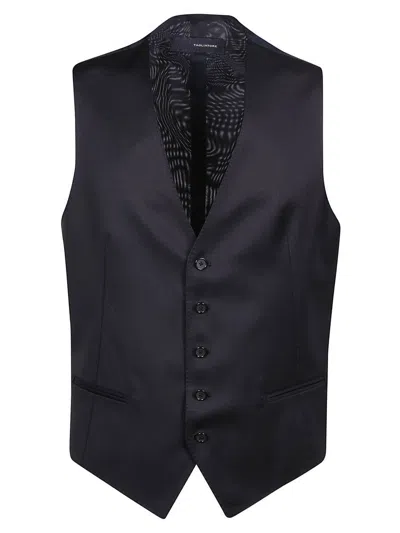 Shop Tagliatore Gilet In Blue