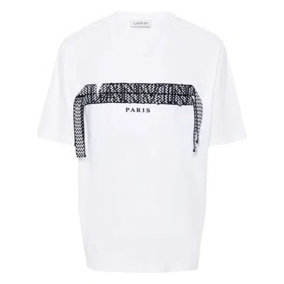 Shop Lanvin T-shirts In White