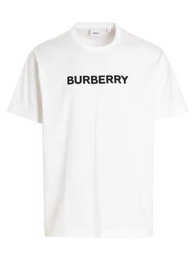 Burberry Oversized T-shirt That Sports The House Logo On The Front In White