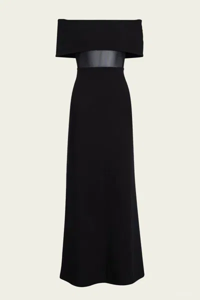 Ser.o.ya Isabel Gown In Black