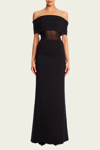 Ser.o.ya Isabel Gown In Black
