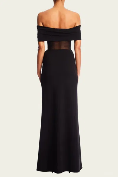 Ser.o.ya Isabel Gown In Black