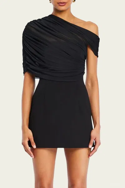 Ser.o.ya Selma Asymmetric Crepe Mini Dress