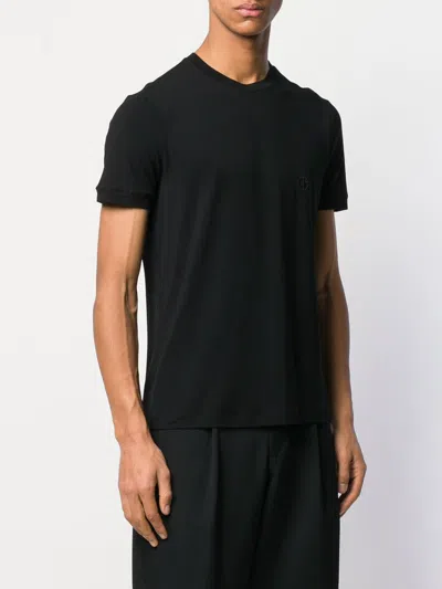 Giorgio Armani Blue Cotton T-shirt