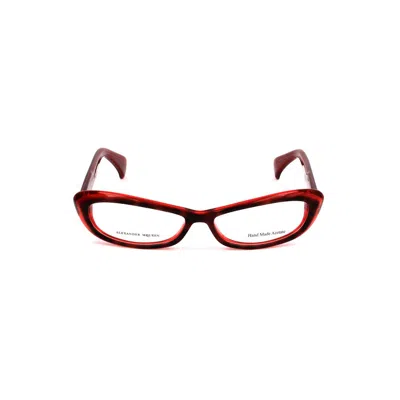 Alexander Mcqueen Red Acetate Frames