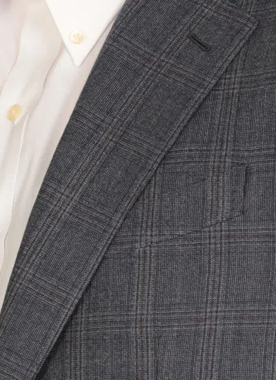 Caruso Blue Wool Suit In Blue