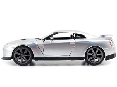Diecast Model Jada Brian's Nissan Gt-r (r35) Silver Metallic "fast & Furious" Movie 1/32 Diecast Model Car By Jada