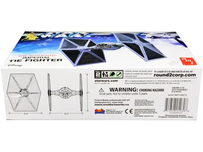 Diecast Model Amt Skill 2 Model Kit Imperial Tie Fighter "star Wars" (1977) Movie Model By Amt