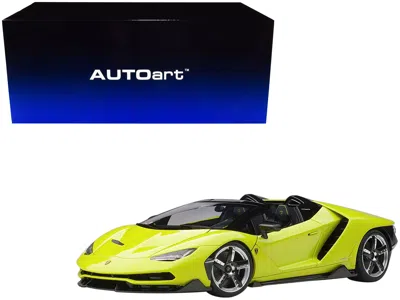 Diecast Model Autoart Lamborghini Centenario Roadster Verde Scandal / Solid Light Green 1/18 Model Car By Autoart
