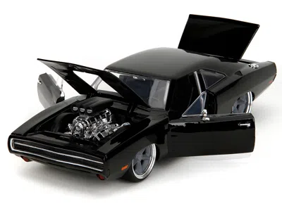 Diecast Model Jada 1970 Dodge Charger R/t Black "fast X" (2023) Movie "fast & Furious" Series 1/24 Diecast Model Car By