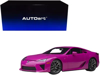 Diecast Model Autoart Lexus Lfa Passionate Pink 1/18 Model Car By Autoart