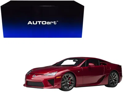Diecast Model Autoart Lexus Lfa Pearl Red Metallic 1/18 Model Car By Autoart