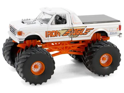 Diecast Model Greenlight 1990 Ford F-350 Monster Truck White "iron Eagle" "kings Of Crunch" Series 15 1/64 Diecast Model Car