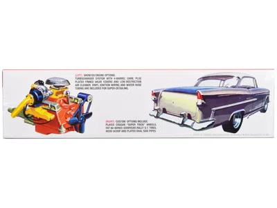 Diecast Model Amt Skill 3 Model Kit 1955 Chevrolet Bel Air Hardtop 1/16 Scale Model By Amt